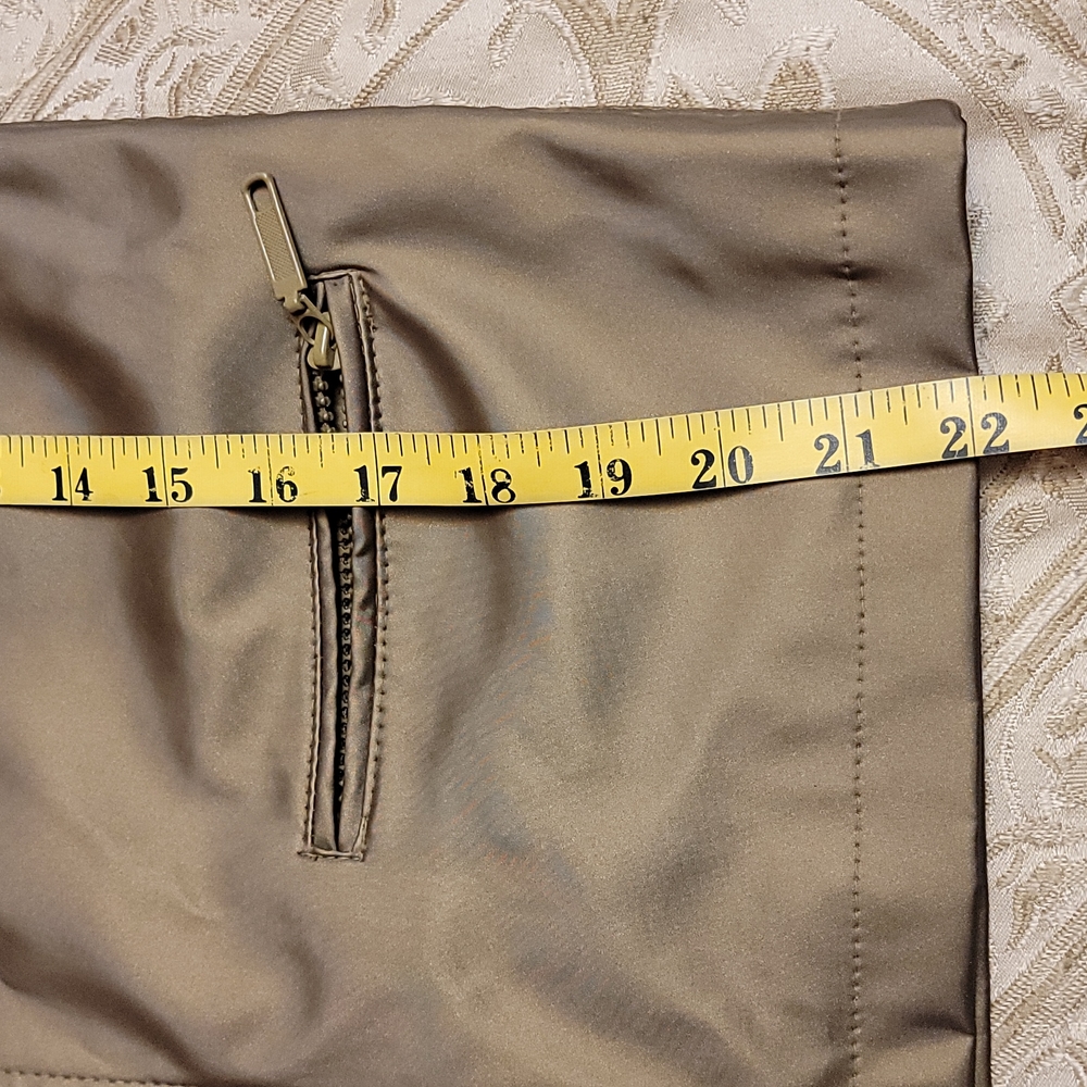 URBAN VIBE Bronze Waterproof Hooded Crop Jacket Sz Small - Picture 10 of 11